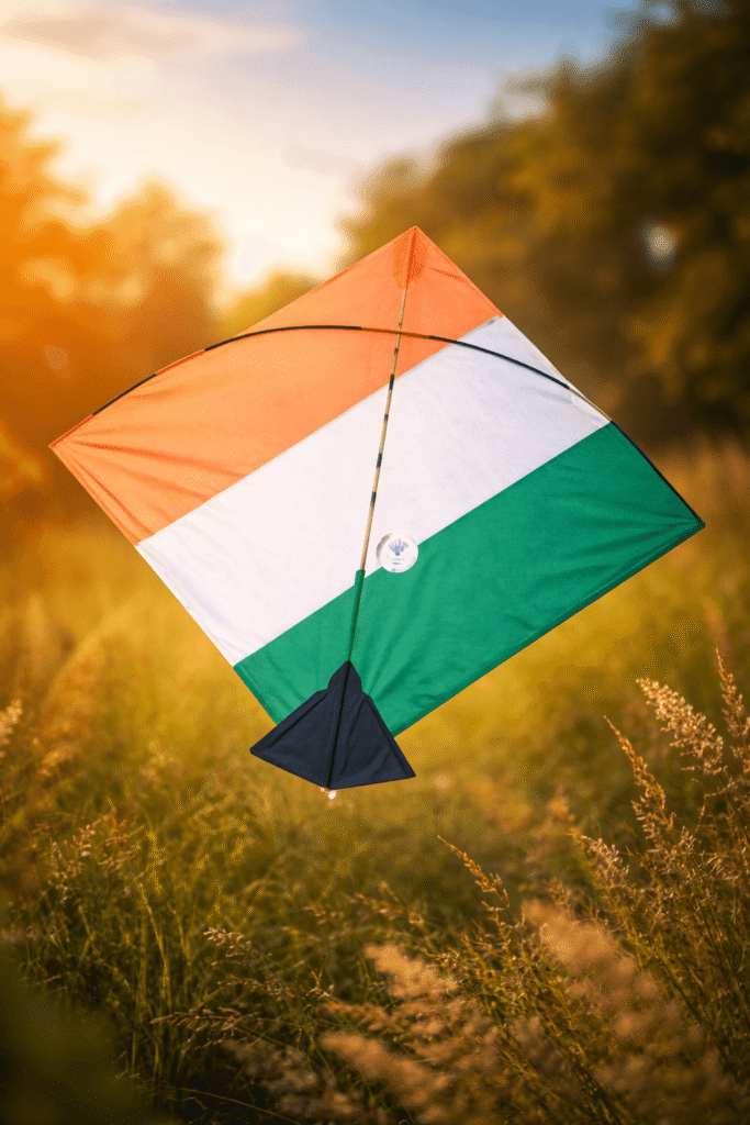 Paper Kite Tiranga ||ADDHI || Paper Kite || Kites for Flying in Sky || patang Large Size || (Multicolour) (Pack of 50)ELITES CHOICE