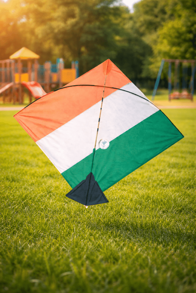 Paper Kite Tiranga ||ADDHI || Paper Kite || Kites for Flying in Sky || patang Large Size || (Multicolour) (Pack of 50)ELITES CHOICE